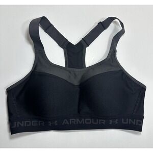 Under Armour 36A Women's High Impact Crossback Sports Bra Wireless Black1355109